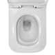 AZARIO Унитаз подвесной  Cascad 525x345x360 безободковый, система смыва "Скрытое Торнадо", в комплекте с быстросъемным сиденьем микролифт (AZ-2303A) AZ-2303-A - фото 304545