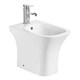 AZARIO Биде напольное FRETTA SQUARE Размер 525х340х400 мм., белый AZ-1215C - фото 304695