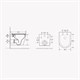 AZARIO Сет 3 в 1 инсталляция Grohe Rapid SL с клавишей смыва + подвесной унитаз Teramo c быстросъемным сиденьем микролифт (38772001+AZ-0053) 38772001+AZ-0053 - фото 305164