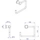 AZARIO Держатель туалетной бумаги FORNY без крышки, хром (AZ-88310A) AZ-88310A - фото 305419