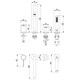 AZARIO Смеситель на борт ванны FLAME каскадный, на 4 отверстия, хром (AZ-VPC258320C) AZ-VPC258320C - фото 306382