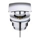 AZARIO Донный клапан для раковины, квадрат, CLIC-CLAC, G 1 1/4, латунь, хром (AZ-106-CHR) AZ-106-CHR - фото 306991