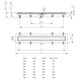 AZARIO Душевой лоток D40 Medium 450 мм, боковой слив, пластиковый, решетка из нержавеющей стали (AZ-CH 450 M) AZ-CH 450 M - фото 307072