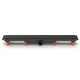 AZARIO Душевой лоток D50 Medium 950 мм, боковой слив, пластиковый, перфорированная решетка, черный (AZ-CH 950/50 MC) AZ-CH 950/50 MC - фото 307718