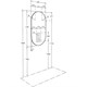 AQUATON Зеркало Альто 60 с подсветкой, сенсорным выключателем (1A256502A1010) 1A256502A1010 - фото 308619