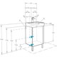 AQUATON Тумба под раковину Кантри 50 напольная, дуб верона (1A257801AHB20) 1A257801AHB20 - фото 308628