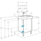 AQUATON Тумба под раковину Кантри 55 напольная, дуб верона (1A257601AHB20) 1A257601AHB20 - фото 308634