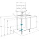AQUATON Тумба под раковину Кантри 60 напольная, дуб верона (1A257401AHB20) 1A257401AHB20 - фото 308640