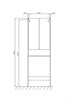 AQUATON Шкаф для стиральной машины ЛОНДРИ 60 белый глянец (1A260503LH010) 1A260503LH010 - фото 308754