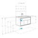 AQUATON Тумба под раковину Уэльс 80 NEW, подвесная, графит (1A267901WA6A0) 1A267901WA6A0 - фото 308856