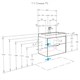 AQUATON Тумба под раковину Оливия 70 подвесная, цвет белый матовый (1A254301OL010) 1A254301OL010 - фото 308898