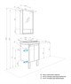 AQUATON Тумба под раковину Сканди 45 Doors универсальная, белый (1A278701SD010) 1A278701SD010 - фото 308931