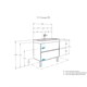 AQUATON Тумба под раковину Сканди 90 882x579x427 Белая (1A251901SD010) 1A251901SD010 - фото 308996