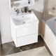 AQUATON Тумба под раковину Сканди 55 532x510x427 подвесная, белая (1A251701SD010) 1A251701SD010 - фото 309008
