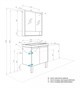 AQUATON Тумба под раковину Сканди 70 Doors универсальная, белый (1A278901SD010) 1A278901SD010 - фото 309019