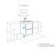 AQUATON Тумба под раковину Сканди 45 432x510x427 подвесная, белая (1A251601SD010) 1A251601SD010 - фото 309043