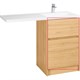 AQUATON Фасад для тумбы Лондри 60 Дуб Сантана (1A274801LH0C0) 1A274801LH0C0 - фото 309145