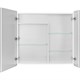 AQUATON Зеркальный шкаф Лондри 80 белый глянцевый (1A267202LH010) 1A267202LH010 - фото 309150