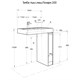 AQUATON Тумба под раковину Лондри 80 без фасада, Дуб Сантана (1A267101LH0C0) 1A267101LH0C0 - фото 309161