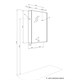 AQUATON Зеркальный шкаф Либерти 65 дуб эльвезия (1A279302LYC70) 1A279302LYC70 - фото 309368