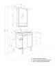 AQUATON Комплект Сканди Doors Тумба под раковину 55 с раковиной Santek Адриана, белый глянец/белый матовый (1A2788K0SD010) 1A2788K0SD010_СкандиDoors55 - фото 309668
