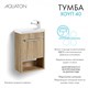 AQUATON Тумба под раковину Хоуп 40, подвесная, 1 створка, орех (1A287101HP6C0) 1A287101HP6C0 - фото 309805