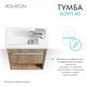 AQUATON Тумба под раковину Хоуп 40, подвесная, 1 створка, орех (1A287101HP6C0) 1A287101HP6C0 - фото 309806