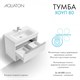 AQUATON Тумба под раковину Хоуп 80, подвесная, 1 ящик, белый матовый (1A287301HP2B0) 1A287301HP2B0 - фото 309891