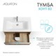 AQUATON Тумба под раковину Хоуп 80, подвесная, 1 ящик, орех (1A287301HP6C0) 1A287301HP6C0 - фото 309907