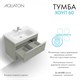 AQUATON Тумба под раковину Хоуп 80, подвесная, 1 ящик, хаки (1A287301HP9D0) 1A287301HP9D0 - фото 309925
