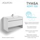 AQUATON Тумба под раковину Хоуп 100, подвесная, 1 ящик, белый матовый (1A287401HP2B0) 1A287401HP2B0 - фото 309941