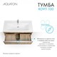 AQUATON Тумба под раковину Хоуп 100, подвесная, 1 ящик, орех (1A287401HP6C0) 1A287401HP6C0 - фото 309958