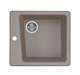 AQUATON Кухонная мойка Парма 510х470х175 мм., серый шелк (1A713032PM250) 1A713032PM250 - фото 310273