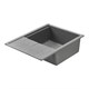 AQUATON Кухонная мойка Делия 65, серая (1A718632DE230) 1A718632DE230 - фото 310660