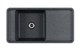 AQUATON Мойка для кухни Беллис 97 графит (1A725132BS210) 1A725132BS210 - фото 310695