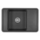 AQUATON Мойка для кухни Беллис 78 графит (1A725032BS210) 1A725032BS210 - фото 310697