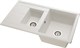 AQUATON Кухонная мойка Делия 87, двойная, цвет жемчуг (1A716232DE240) 1A716232DE240 - фото 310773