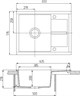 AQUATON Кухонная мойка Делия 65, цвет латте (1A718632DE260) 1A718632DE260 - фото 310787
