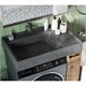AQUATON Раковина Рейн 80 L на стиральную машину, графит (1A72113KRW210) 1A72113KRW210 - фото 310882