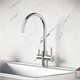 SANCOS Смеситель для кухни Taper с возможностью подключения фильтра для воды, цвет хром, арт. SC4012CH SC4012CH