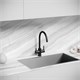 SANCOS Смеситель для кухни Taper с возможностью подключения фильтра для воды, цвет черный матовый, арт. SC4012MB SC4012MB