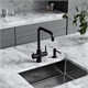 SANCOS Смеситель для кухни Vela с возможностью подключения фильтра для воды, цвет черный матовый, арт. SC4013MB SC4013MB