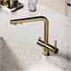 SANCOS Смеситель для кухни Foster с возможностью подключения фильтра для воды, цвет полированное золото, арт. SC4014ZG SC4014ZG