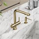 SANCOS Смеситель для кухни Foster с возможностью подключения фильтра для воды, брашированное золото, арт. SC4013BG SC4014BG