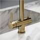 SANCOS Смеситель для кухни Foster с возможностью подключения фильтра для воды, брашированное золото, арт. SC4013BG SC4014BG