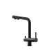 SANCOS Смеситель для кухни Foster с возможностью подключения фильтра для воды, цвет черный матовый, арт. SC4013MB SC4014MB