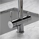 SANCOS Смеситель для кухни Spin с поворотным и вытяжным изливом, c краном для фильтрованной воды, цвет хром, арт. SC4015CH SC4015CH