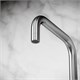 SANCOS Смеситель для кухни из нержавеющей стали Stainless, с поворотным Г изливом, арт SC12002SS SC12002SS