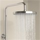 SANCOS Душевая стойка Teo c термостатом, с регулировкой по высоте, c верхним душем ?250 мм , ручным душем ?130 мм, 3 режима, цвет хром, арт. SC11001CH SC11001CH