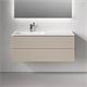 SANCOS Тумба подвесная Snob R левая 1195х445х500, c двумя ящиками оснащенными доводчиками скрытого монтажа с системой Soft close (плавного закрывания) , Beige Soft, арт.SNR120LCE SNR120LCE